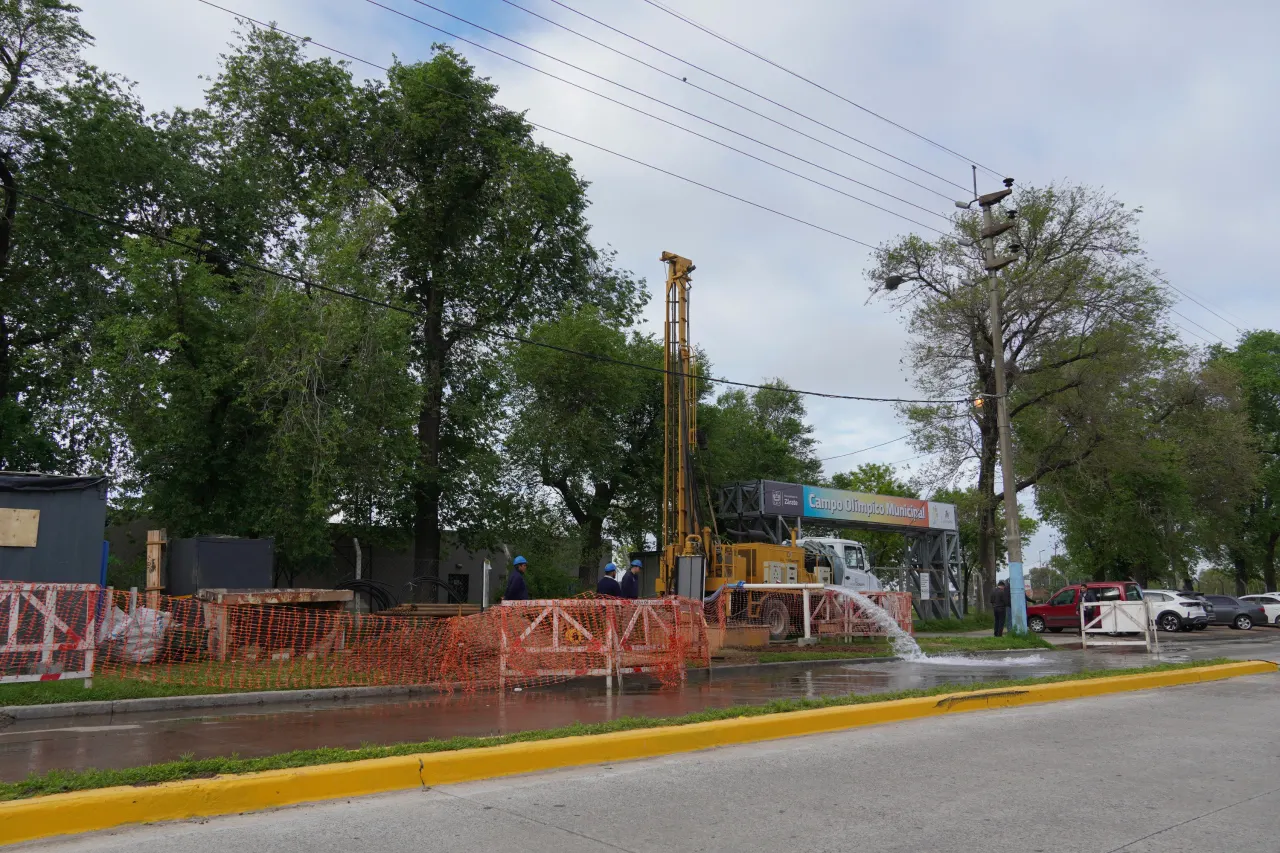 Villa Fox: avanza una obra de agua potable que beneficiará a más de 10.000 vecinos