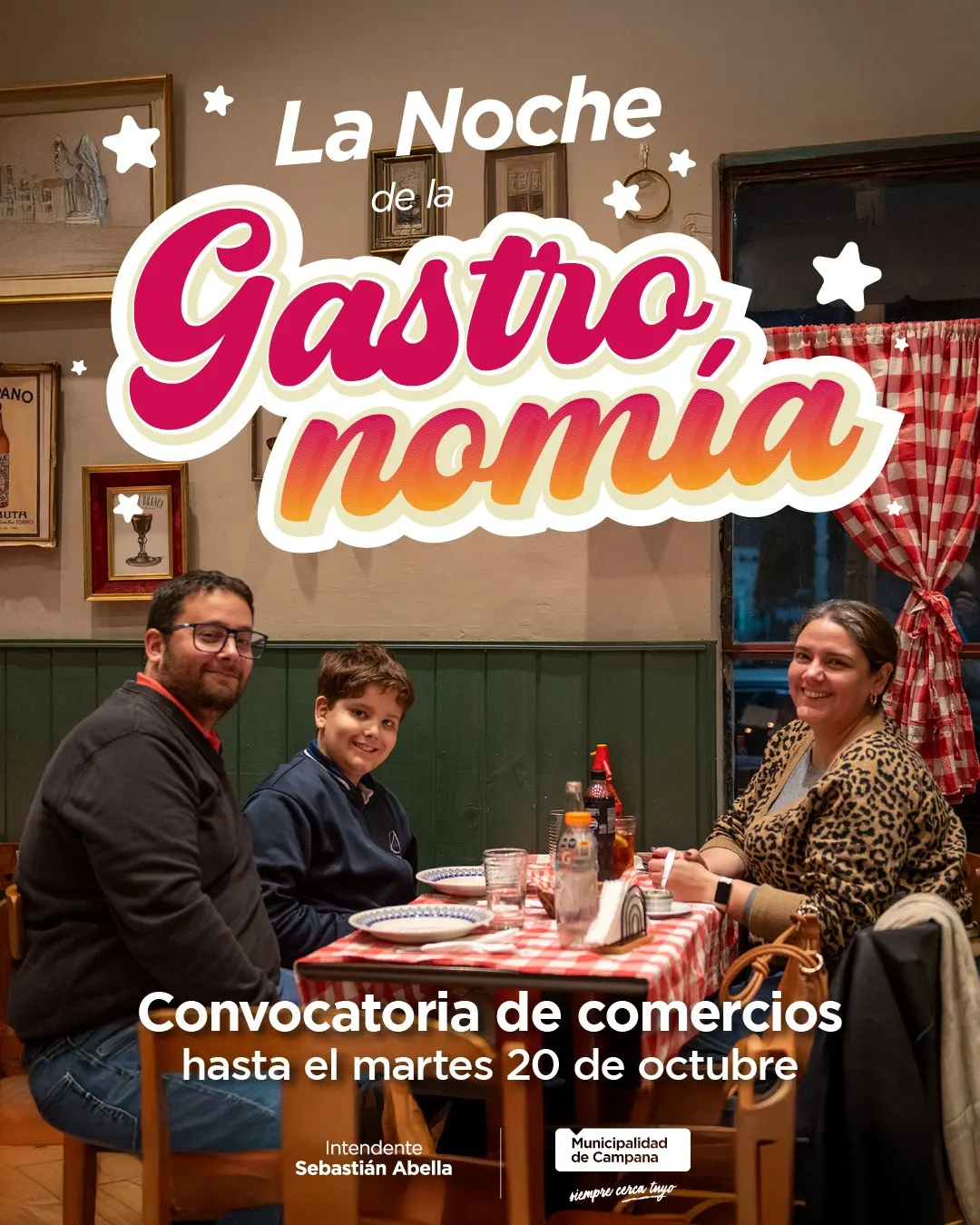 Noche de la Gastronomía en Campana: cómo inscribirse para participar en la edición de noviembre