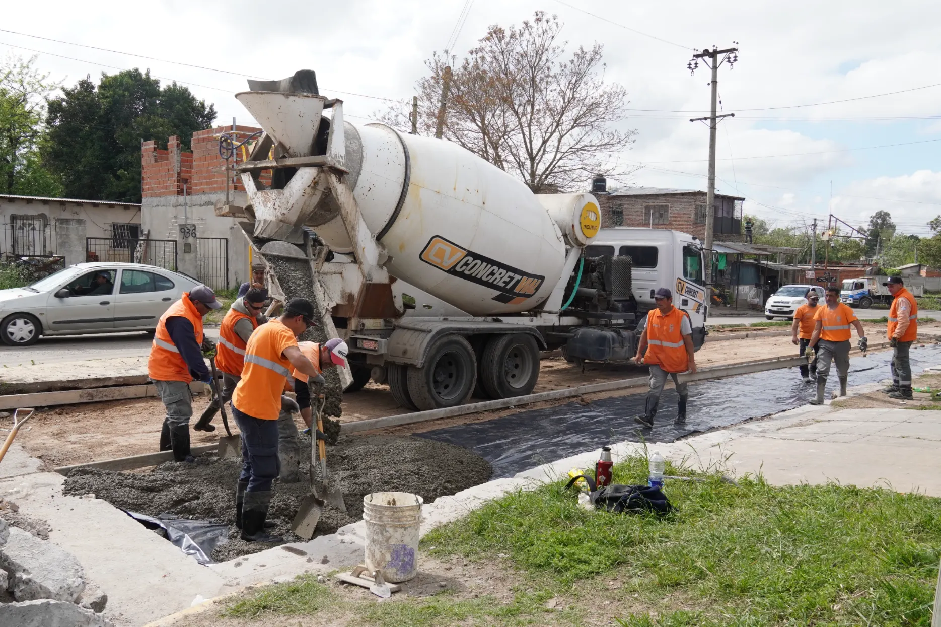 Reparación de calles en Zárate: repararon la calzada de Pividal y advirtieron sobre demoras en la circulación