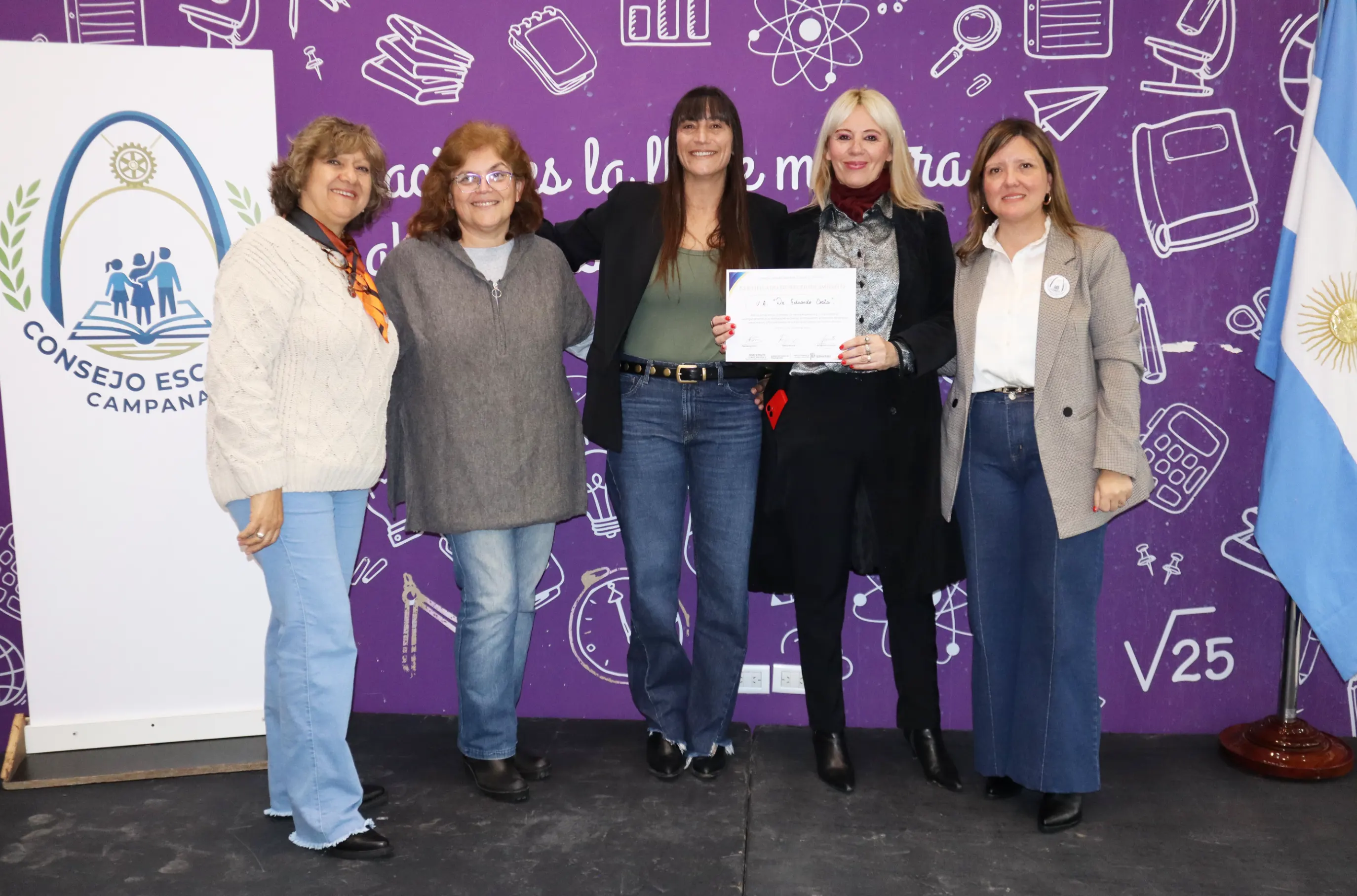 Elisa Abella participó del encuentro por el Día de las Cooperadoras Escolares en Campana