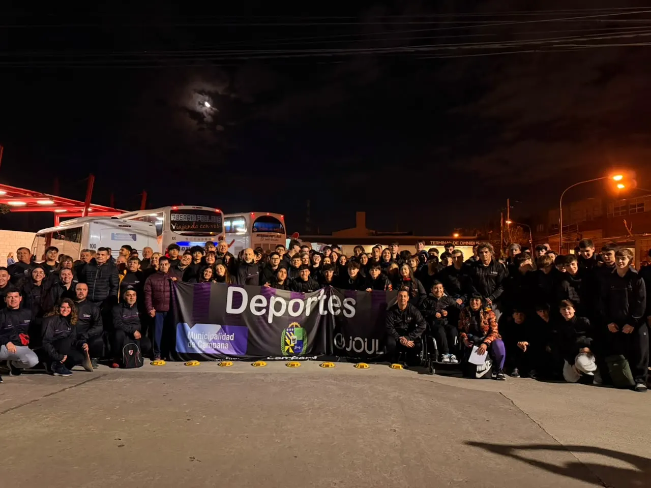 Juegos Bonaerenses 2026: la delegación de Campana ya se encuentra en Mar del Plata