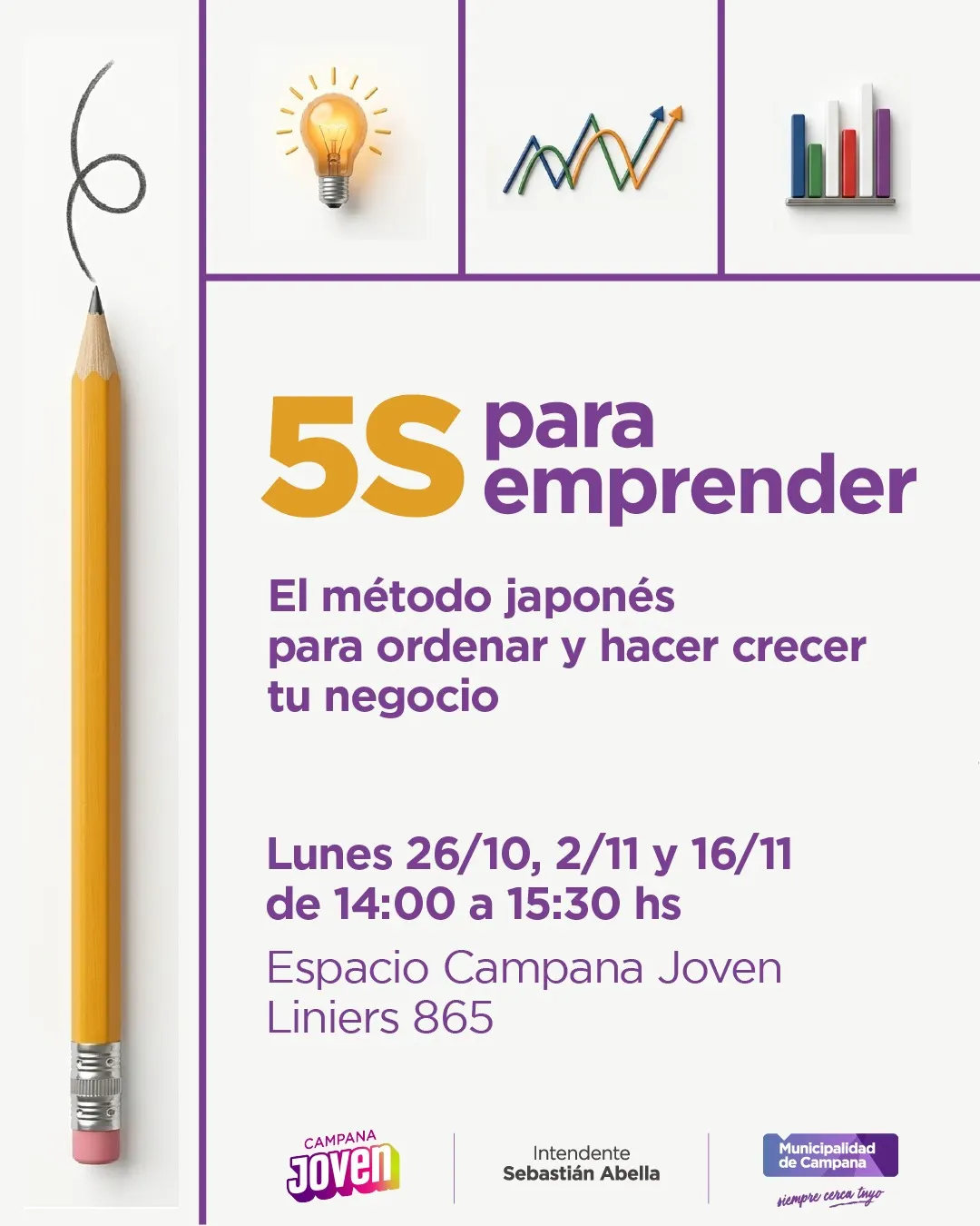 Cómo hacer crecer un negocio con el método japonés de las 5S: abren la inscripción al taller gratuito en Campana