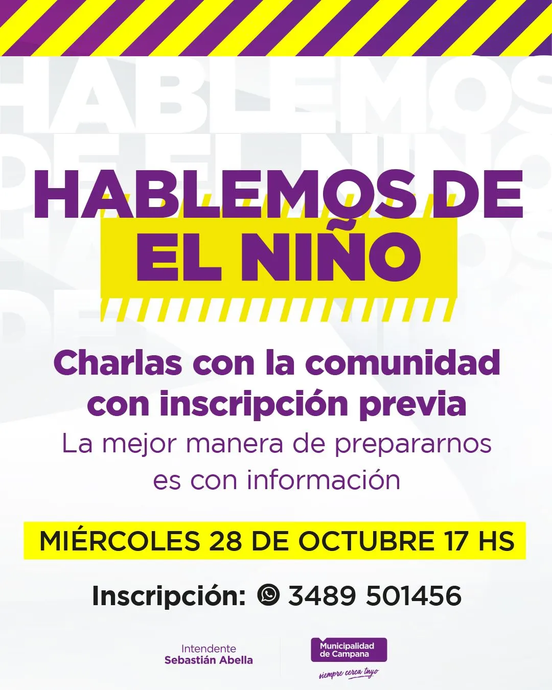 El Niño y la preparación de la ciudad: convocan a los vecinos a una charla con cupos limitados